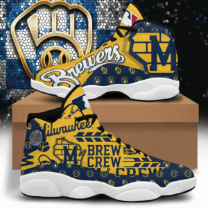 Milwaukee Brewers Air Jordan 13 Custom Sneakers – Perfect Unisex Gift for Fans