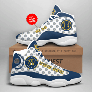 Milwaukee Brewers Air Jordan 13 Custom Sneakers – Unisex Shoes Gift for Fans