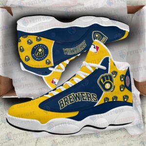 Milwaukee Brewers Air Jordan 13 Custom Sneakers - Perfect Unisex Gift for Fans