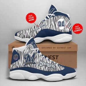 Milwaukee Brewers Air Jordan 13 Custom Sneakers – Perfect Unisex Gift for Fans