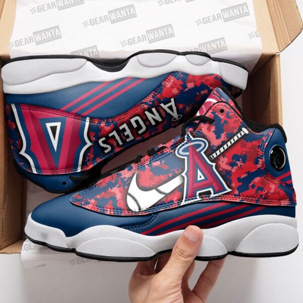 Los Angeles Angels Camo Air Jordan 13 Sneaker Custom – Unisex Fans Gift