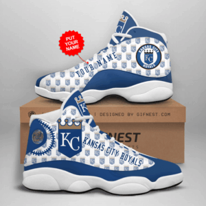 Kansas City Royals Air Jordan 13 Custom Sneakers - Unisex Gift for Fans