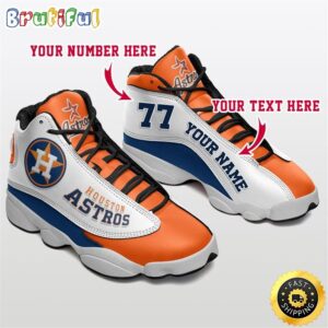 Limited Edition Houston Astros Air Jordan 13 Custom Sneakers – Perfect Unisex Gift for Fans