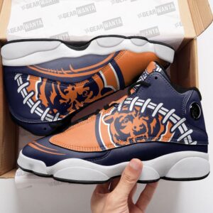 Chicago Bears Air Jordan 13 Custom Sneakers - Perfect Gift for Fans