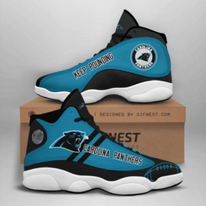 Carolina Panthers Air Jordan 13 Custom Sneakers - Perfect Gift for Fans