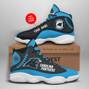 Carolina Panthers Air Jordan 13 Sneaker Custom – Perfect Gift for Fans!