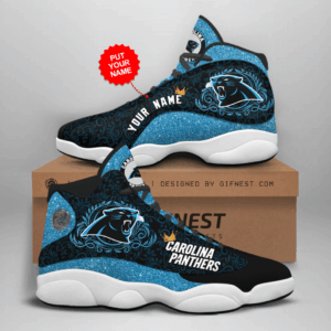 Carolina Panthers Air Jordan 13 Sneaker Custom For Fans – Perfect Gift for Panthers Supporters