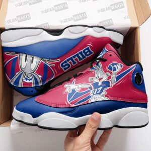Buffalo Bills Air Jordan 13 Custom Sneaker - Perfect Gift for Fans!