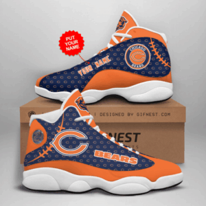 Chicago Bears Air Jordan 13 Custom Sneaker: Perfect Gift for Fans