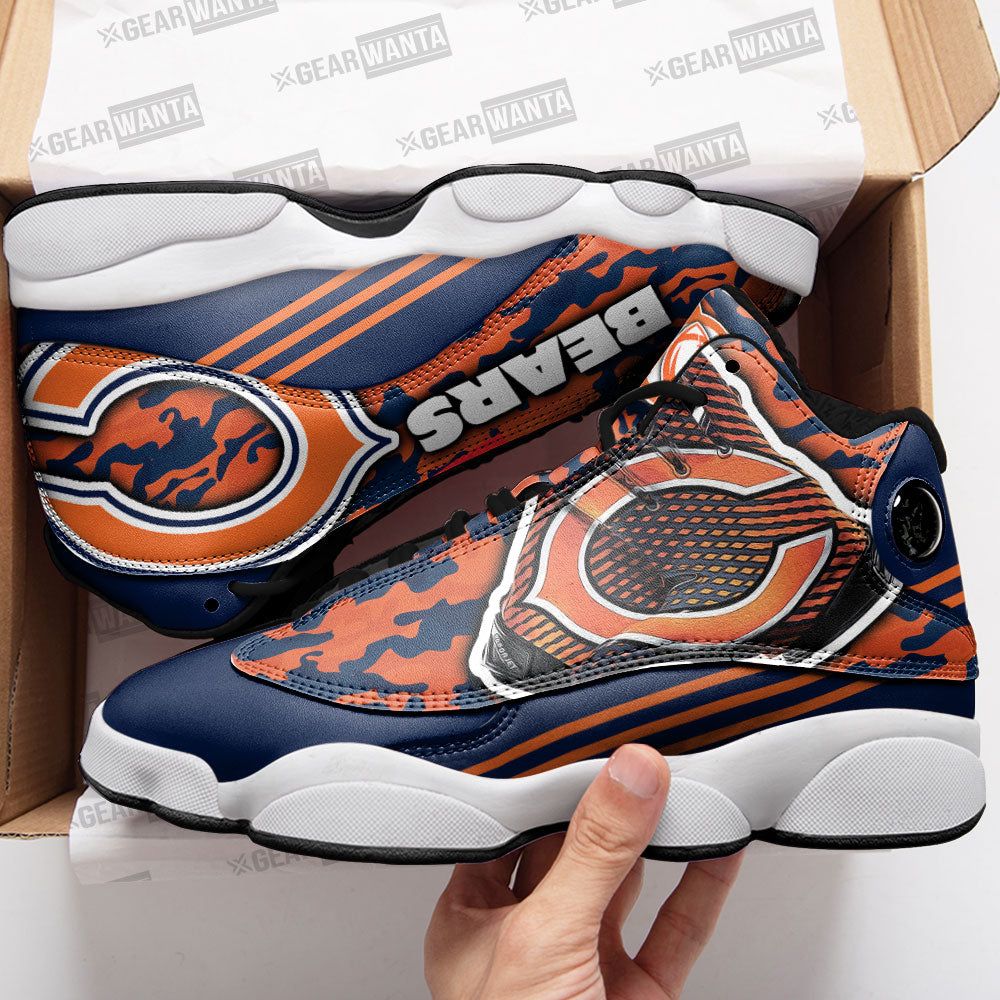 Chicago Bears Air Jordan 13 Custom Sneaker: Perfect Fan Gift Chicago Bears Air Jordan 13 Custom Sneaker: Perfect Fan Gift