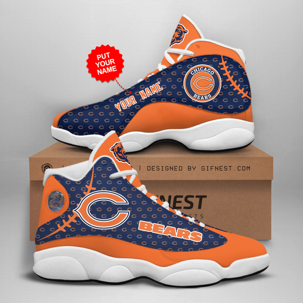 Chicago Bears Air Jordan 13 Custom Sneaker: Perfect Gift for Fans Chicago Bears Air Jordan 13 Custom Sneaker: Perfect Gift for Fans