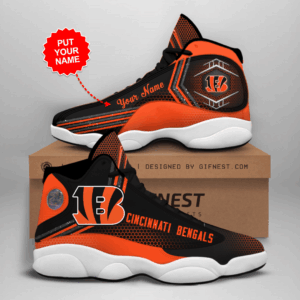 Cincinnati Bengals Air Jordan 13 Custom Sneaker: Perfect Gift for Fans