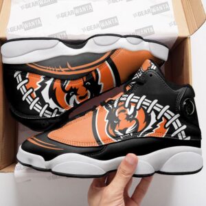 Cincinnati Bengals Air Jordan 13 Sneaker Custom - Perfect Fan Gift