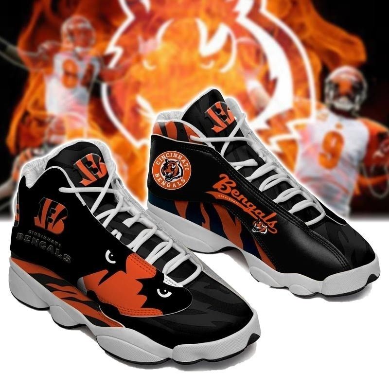 Cincinnati Bengals Air Jordan 13 Custom Sneaker – Perfect Gift for Fans Cincinnati Bengals Air Jordan 13 Custom Sneaker – Perfect Gift for Fans