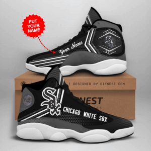 Chicago White Sox Air Jordan 13 Custom Sneakers – Unisex Fans Gift