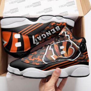 Cincinnati Bengals Air Jordan 13 Custom Sneaker – Perfect Gift for Fans