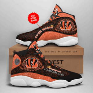 Cincinnati Bengals Air Jordan 13 Custom Sneakers - Perfect Gift for Fans