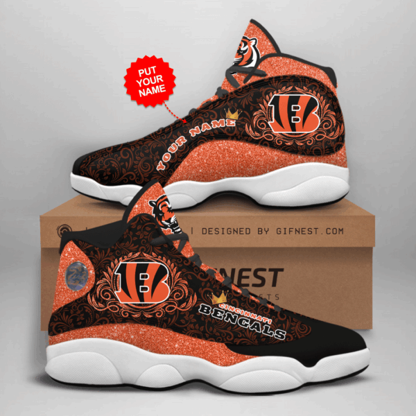 Cincinnati Bengals Air Jordan 13 Custom Sneakers – Perfect Gift for Fans