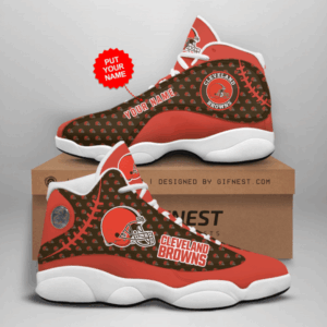 Cleveland Browns Air Jordan 13 Custom Sneaker – Perfect Gift for Fans