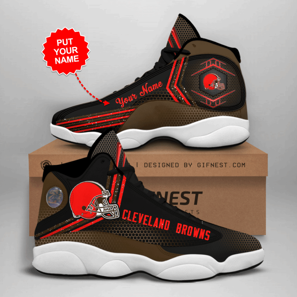 Cleveland Browns Air Jordan 13 Custom Sneaker – Perfect Gift for Fans Cleveland Browns Air Jordan 13 Custom Sneaker – Perfect Gift for Fans