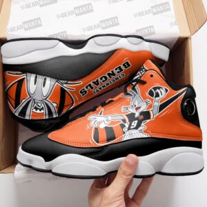 Cincinnati Bengals Bugs Bunny Air Jordan 13 Custom Sneaker: Perfect Gift for Fans