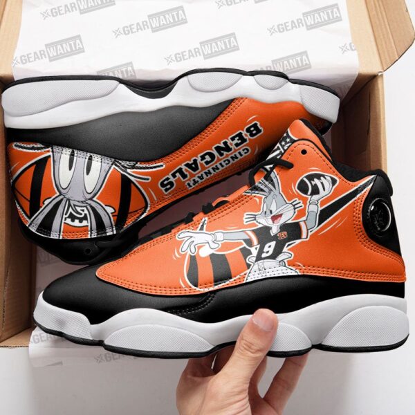 Cincinnati Bengals Bugs Bunny Air Jordan 13 Custom Sneaker: Perfect Gift for Fans