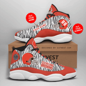 Cleveland Browns Air Jordan 13 Sneaker Custom - Perfect Gift for Fans