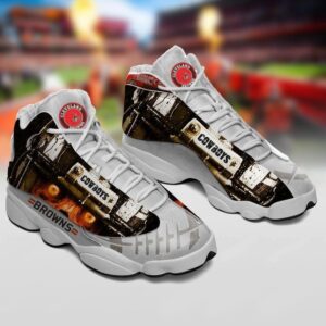 Cleveland Browns Air Jordan 13 Custom Sneaker – Perfect Gift for Fans