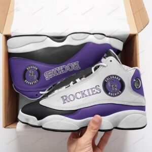 Colorado Rockies Air Jordan 13 Custom Sneakers - Unisex Fan Gift