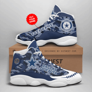 Exclusive Dallas Cowboys Air Jordan 13 Custom Sneaker - Perfect Gift for Fans!