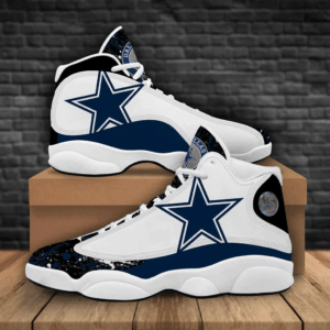 Dallas Cowboys Air Jordan 13 Sneaker Custom - Perfect Gift for Fans