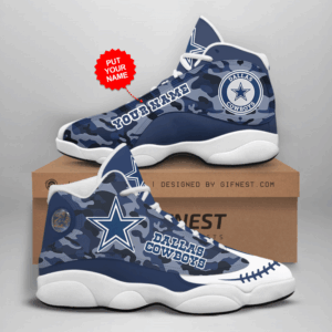 Exclusive Dallas Cowboys Air Jordan 13 Custom Sneaker - Perfect Gift for Fans