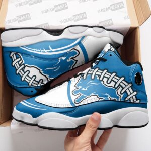 Exclusive Detroit Lions Air Jordan 13 Sneaker Custom - Perfect Fan Gift