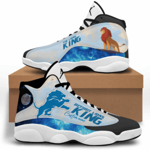 Detroit Lions Air Jordan 13 Custom Sneaker - Perfect Gift for Fans