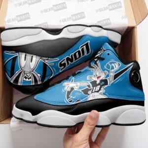 Detroit Lions Bugs Bunny Air Jordan 13 Sneaker Custom – Perfect Fan Gift