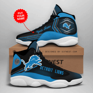 Detroit Lions Air Jordan 13 Sneaker Custom Gift for Fans
