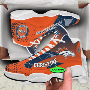 Denver Broncos Air Jordan 13 Custom Sneaker – Perfect Fan Gift