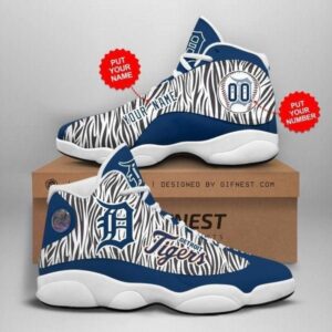 Exclusive Detroit Tigers Air Jordan 13 Custom Sneakers – Perfect Unisex Gift!