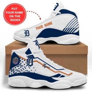 Detroit Tigers Air Jordan 13 Custom Sneakers - Unisex Fans Gift