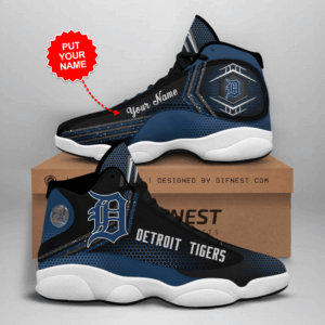 Custom Detroit Tigers Air Jordan 13 Sneakers – Perfect Unisex Gift for Fans