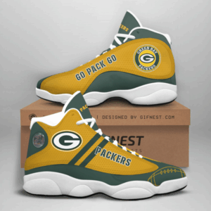 Green Bay Packers Air Jordan 13 Custom Sneakers – Perfect Gift for Fans