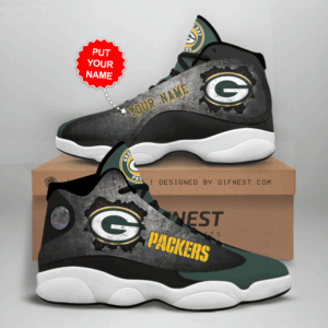 Green Bay Packers Air Jordan 13 Custom Sneaker – Perfect Gift for Fans