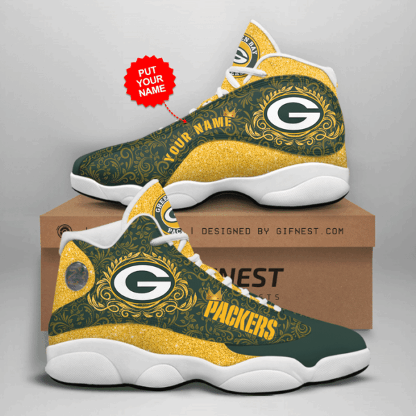 Green Bay Packers Air Jordan 13 Sneaker Custom – Perfect Fan Gift