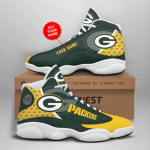 Green Bay Packers Air Jordan 13 Custom Sneaker – Perfect Fan Gift