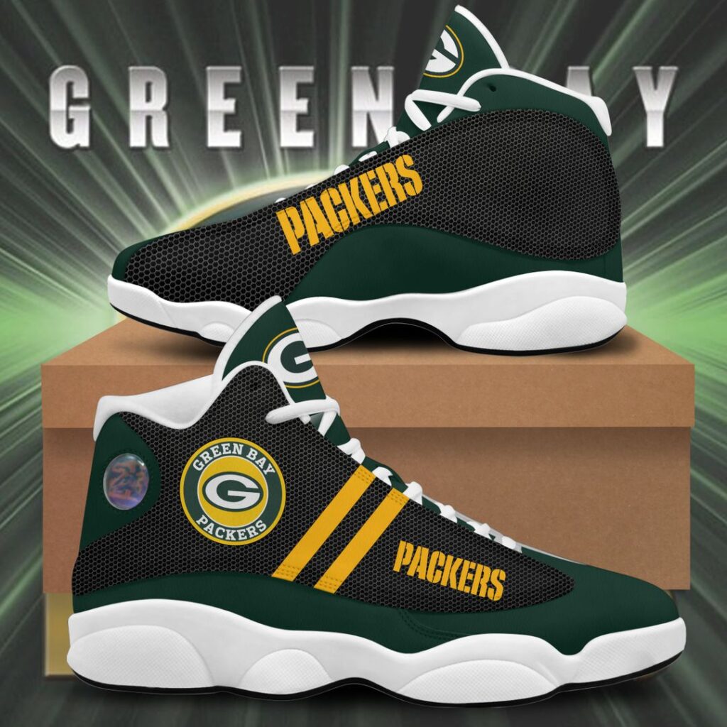 Green Bay Packers Air Jordan 13 Sneaker Custom – Perfect Fan Gift Green Bay Packers Air Jordan 13 Sneaker Custom – Perfect Fan Gift