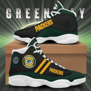 Green Bay Packers Air Jordan 13 Sneaker Custom - Perfect Fan Gift