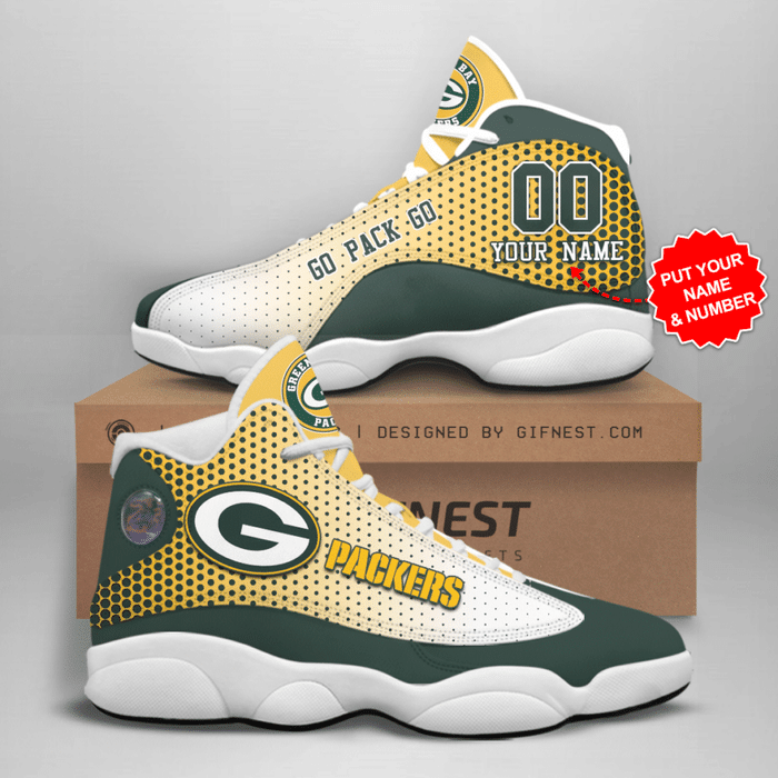 Green Bay Packers Air Jordan 13 Sneaker Custom – Perfect Gift for Fans Green Bay Packers Air Jordan 13 Sneaker Custom – Perfect Gift for Fans