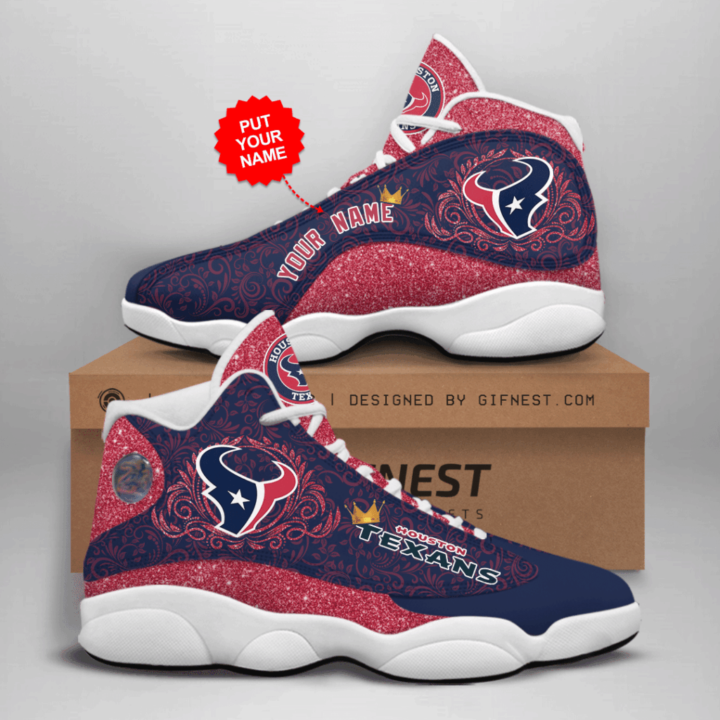Custom Houston Texans Air Jordan 13 Sneaker – Perfect Gift for Fans Custom Houston Texans Air Jordan 13 Sneaker – Perfect Gift for Fans