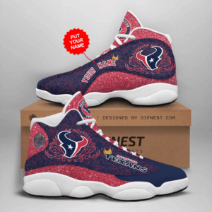 Custom Houston Texans Air Jordan 13 Sneaker – Perfect Gift for Fans