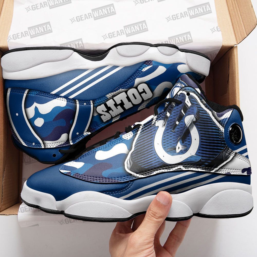 Indianapolis Colts Air Jordan 13 Sneaker Custom – Perfect Gift for Fans! Indianapolis Colts Air Jordan 13 Sneaker Custom – Perfect Gift for Fans!